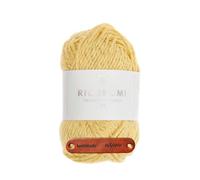 Rico Design CREATIVE RICORUMI TWINKLY TWINKLY DK 05 GELB Premium Wolle 25g Kreativgarn mit Glitzereffekt fuer Amigurumi Figuren Haekelprojekte Dekoration Geschenkideen Farbvielfalt mit mySearose Label