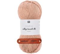 Rico Design CREATIVE SILKY TOUCH DK vegan ALTROSA Premium Wolle 100g Weiches Glanzgarn für Mode Accessoires und kreative Handarbeitsideen mit mySearose Label
