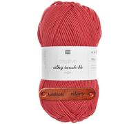 Rico Design CREATIVE SILKY TOUCH DK vegan AZALEE Premium Wolle 100g Weiches Glanzgarn für Mode Accessoires und kreative Handarbeitsideen mit mySearose Label