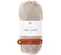 Rico Design CREATIVE SILKY TOUCH DK vegan FLIEDER Premium Wolle 100g Weiches Glanzgarn für Mode Accessoires und kreative Handarbeitsideen mit mySearose Label