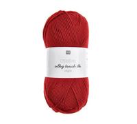 Rico Design Creative Silky Touch DK vegan Strickgarn, 100 g, Farbe: 024 Himbeerrosa