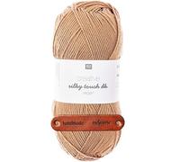 Rico Design CREATIVE SILKY TOUCH DK vegan TON Premium Wolle 100g Weiches Glanzgarn für Mode Accessoires und kreative Handarbeitsideen mit mySearose Label