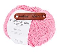Rico Design CREATIVE SO COOL + SO SOFT COTTON CHUNKY PINK Premium Wolle 100g für luftige Mode Kleidung Wohnideen und kreative Sommerprojekte mit mySearose Label