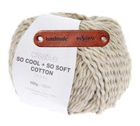 Rico Design CREATIVE SO COOL + SO SOFT COTTON CHUNKY STAUB Premium Wolle 100g für luftige Mode Kleidung Wohnideen und kreative Sommerprojekte mit mySearose Label