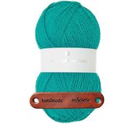 Rico Design CREATIVE SOFT WOOL ARAN PETROL Premium Wolle 100g Kuschelgarn für Wintermode und stilvolle Accessoires mit mySearose Label