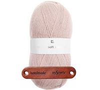 Rico Design CREATIVE SOFT WOOL ARAN ROSE Premium Wolle 100g Kuschelgarn für Wintermode und stilvolle Accessoires mit mySearose Label