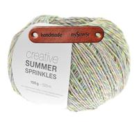 Rico Design CREATIVE SUMMER SPRINKLES 011 icecreams Premium Wolle 100g Farbverlaufsgarn für leichte Sommermode bunte Accessoires und kreative Handarbeitsideen mit mySearose Label
