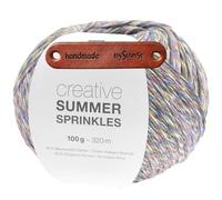 Rico Design CREATIVE SUMMER SPRINKLES 016 ethno Premium Wolle 100g Farbverlaufsgarn für leichte Sommermode bunte Accessoires und kreative Handarbeitsideen mit mySearose Label