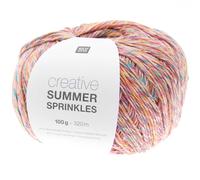 Rico Design Creative Summer Sprinkles Garn (Neon included), Baumwollmischung