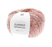 Rico Design Creative Summer Sprinkles Garn (Neon included), Baumwollmischung