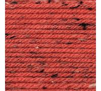 Rico Design Das Riesenknäuel 400g Basic Super Big Tweed Aran - Farbe 006 Beere - EIN Knäuel ist ausreichend für einen Pullover in Größe 40