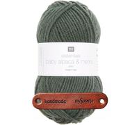 Rico Design ESSENTIALS BABY ALPACA & MERINO ARAN 07 EFEU Premium Wolle 50g Edles Kuschelgarn für Pullover Cardigans Schals Mützen und stilvolle Winter Accessoires mit mySearose Label
