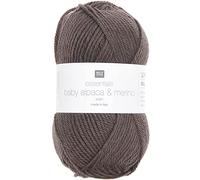 Rico Design Essentials Baby Alpaca & Merino Aran aus Baby Alpakawolle und Merinowolle (06 taupe)