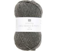 Rico Design Essentials Baby Alpaca & Merino Aran aus Baby Alpakawolle und Merinowolle (11 anthrazit melange)