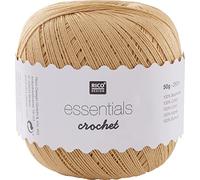 Rico Design Essentials Crochet – 100% Baumwolle – Gold