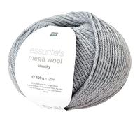 Rico Design Essentials Mega Wool chunky 100g 125m hellgrau