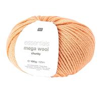Rico-Design Verlag »Wolle Essentials Mega Merino Chunky« Häkelwolle, 100 g, Lachs