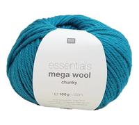 Rico Essentials Mega Wool Chunky Farbe 30, Punch Needle Wolle für Nadelstärke 6 mm
