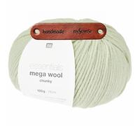 Rico Design ESSENTIALS MEGA WOOL CHUNKY ALOE Premium Wolle 100g Weiche Wintermode für Pullover Schals und gemütliche Wohnideen mit mySearose Label