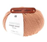 Rico Design ESSENTIALS MEGA WOOL CHUNKY ALTROSA Premium Wolle 100g Weiche Wintermode für Pullover Schals und gemütliche Wohnideen mit mySearose Label
