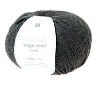 Rico Design Essentials Mega Wool Chunky, 100 g Anthrazit