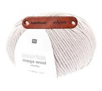 Rico Design ESSENTIALS MEGA WOOL CHUNKY AQUA Premium Wolle 100g Weiche Wintermode für Pullover Schals und gemütliche Wohnideen mit mySearose Label