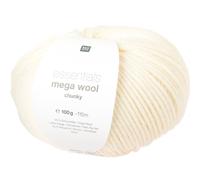Rico Design Häkelwolle Essentials Mega Merino Chunky 100 g Creme