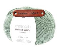 Rico Design ESSENTIALS MEGA WOOL CHUNKY PATINA Premium Wolle 100g Weiche Wintermode für Pullover Schals und gemütliche Wohnideen mit mySearose Label