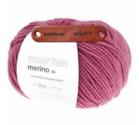 Rico Design ESSENTIALS MERINO DK ORCHIDEE Premium Wolle 50g weich und vielseitig für stilvolle Strickideen mit gleichmäßigem Maschenbild mit mySearose Label