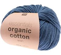 Essentials Organic Cotton aran marine