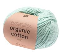 Rico Design Essentials Organic Cotton aran, 50 g, ca. 90 m verschiedene Farben Mint