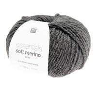 Rico Design Essentials Soft Merino aran Mittelgrau