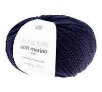 Rico Design Essentials Soft Merino aran 50g 100m nachtblau