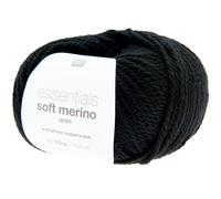 Rico Design Essentials Soft Merino aran Schwarz