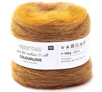 Rico Design Essentials Super Kid Mohair Loves Silk Colourlove 100g 265m gelb