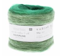 Rico Design Essentials Super Kid Mohair Loves Silk Colourlove Grün