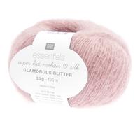 Rico Design Essentials Super Kid Mohair Loves Silk Glamorous Glitter Beere
