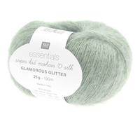 Rico Design Essentials Super Kid Mohair Loves Silk Glamorous Glitter Efeu