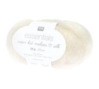Rico Design Essentials Super Kid Mohair Loves Silk Weiß