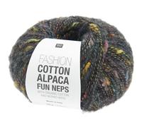 Rico Design Fashion Cotton Alpaca Fun Neps Schwarz