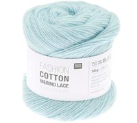Rico Design Fashion Cotton Merino Lace Solid Colours Hellblau