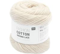 Rico Design Fashion Cotton Merino Lace Solid Colours Natur