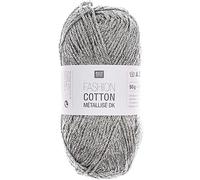 Rico Design Fashion Cotton Métallisé dk Zink