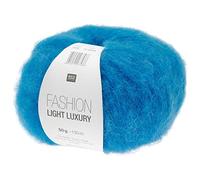 Rico Design Fashion Light Luxury Fb. 39 blau, leichte Wolle mit Alpakawolle zum Stricken