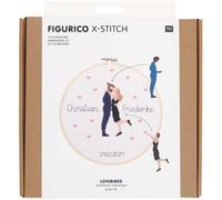 Rico Design GmbH & Co.KG Stickpackung Figurico Lovebirds