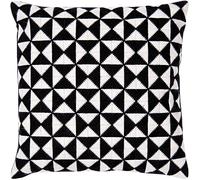 Rico Design Gobelin Kissen Dreiecke schwarz 40x40cm zum Sticken