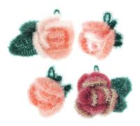 Rico Design Häkelset Creative Bubble Schwammgarn Rose Hellrosa Töne