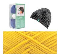 Rico Design Häkelset Mütze Wild Wild Wool uni Gelb