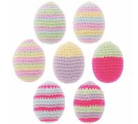 Rico Design Ricorumi Häkelset Ostereier Pastel 15 Teile inkl. Anleitung Ostern Osternest Oster-Set Osterdeko