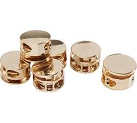 Rico Design itoshii Verschlüsse 6 Stk Schmuckverschluss 14 mm Durchmesser 9 mm Höhe Zink Eisen Ganzjährig Gold